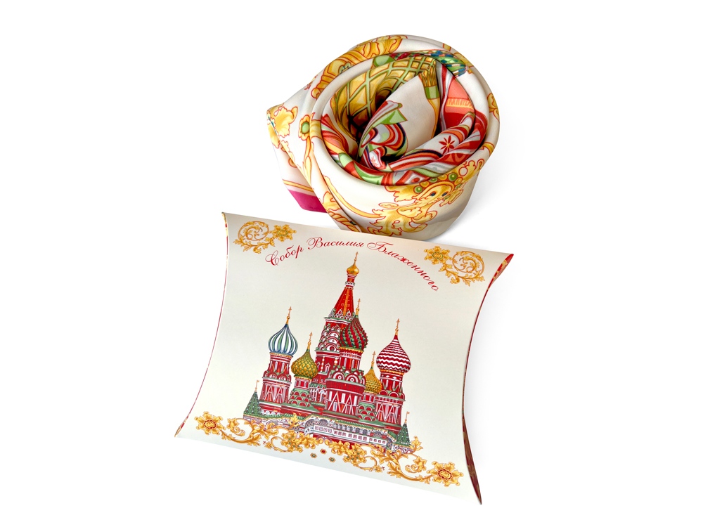 Платок «Собор Василия Блаженного» — изображение 7