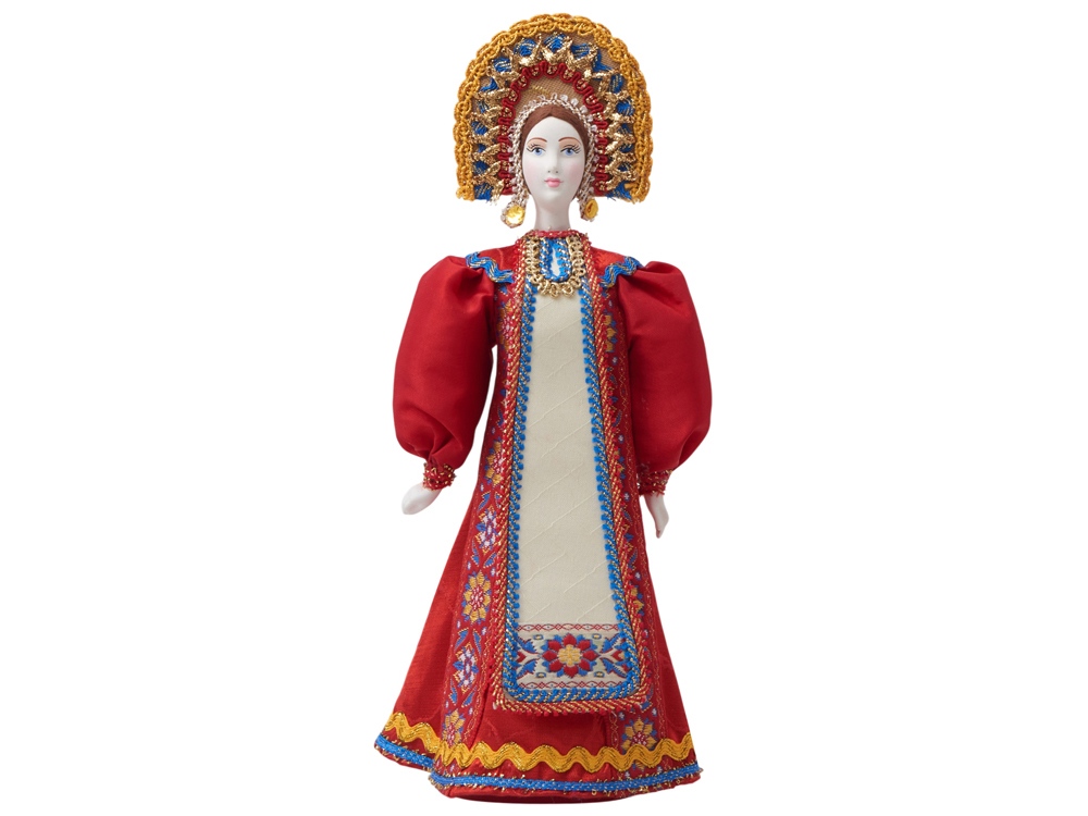 Подарочный набор: кукла фарфоровая, чай "Малина с мятой" — изображение 10