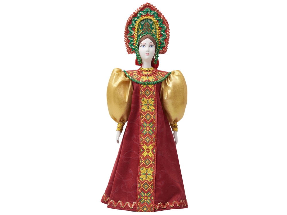 Подарочный набор: кукла фарфоровая, чай "Малина с мятой" — изображение 24