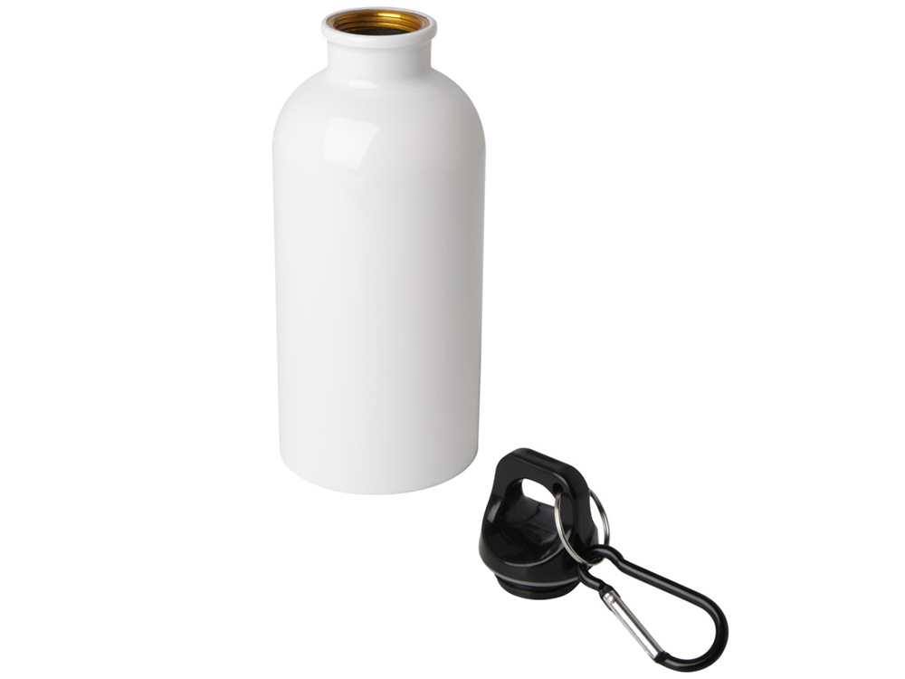 Одностенная бутылка для воды с карабином «Oregon», 400 мл — изображение 3