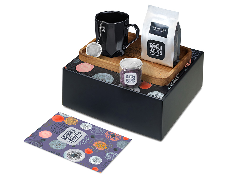 Подарочный набор «Re:y. Hearth» с кружкой, подносом и чаем
