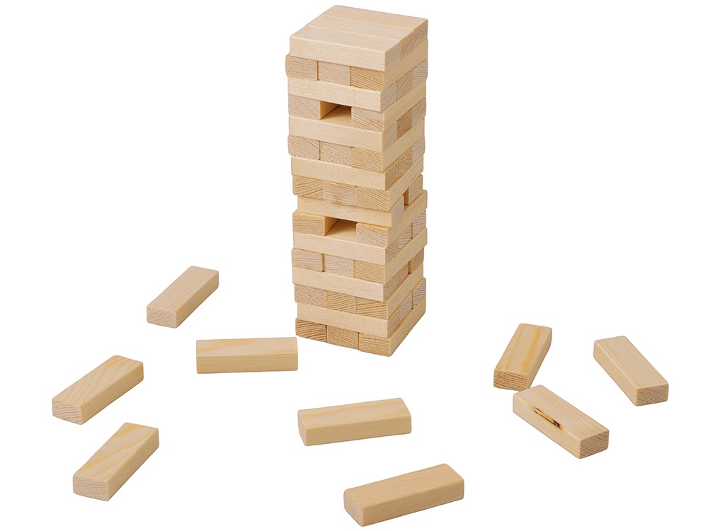 Настольная игра из дерева «Башня» в деревянной коробке — изображение 3