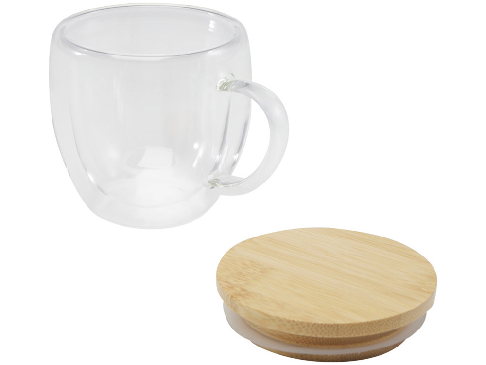Кружка с бамбуковой крышкой «Lenora» — изображение 4