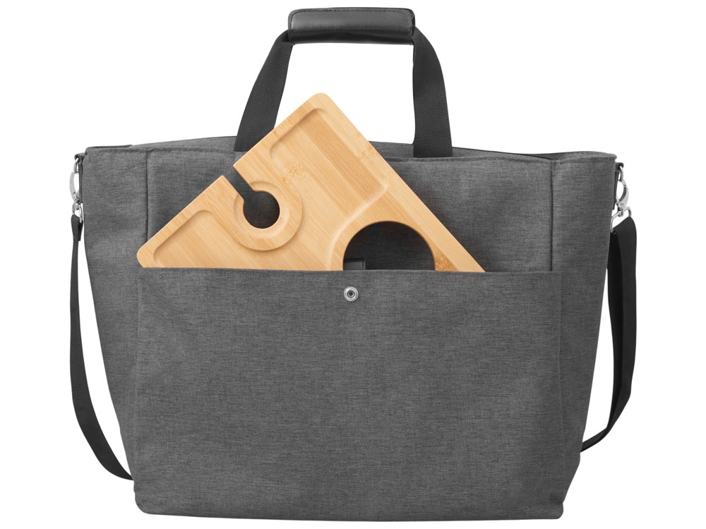 Набор для пикника Fabar сумка-холодильник и бамбуковый столик на ножках — изображение 12