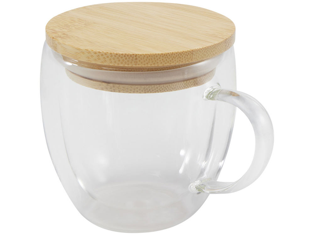 Кружка с бамбуковой крышкой «Lenora» — изображение 3