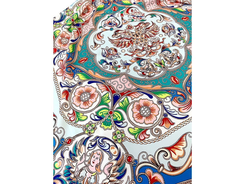 Платок «Шедевры русских эмальеров» — изображение 2