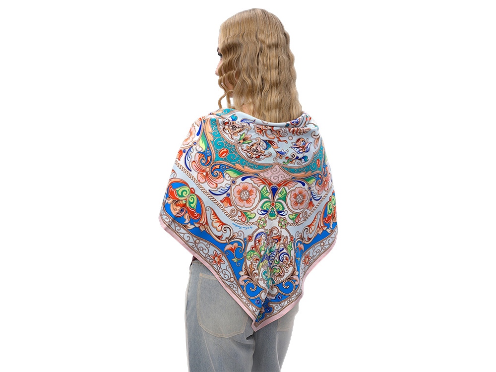 Платок «Шедевры русских эмальеров» — изображение 5