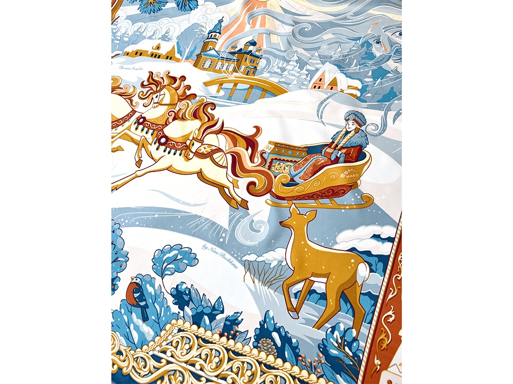 Платок «Русская зима» — изображение 3