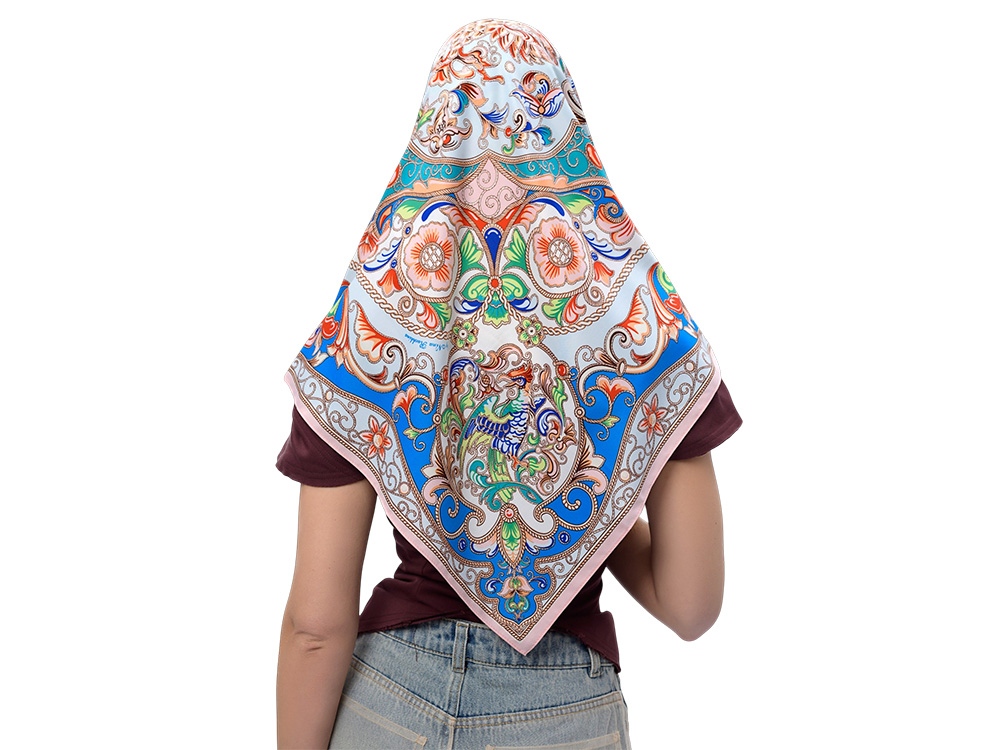 Платок «Шедевры русских эмальеров» — изображение 4