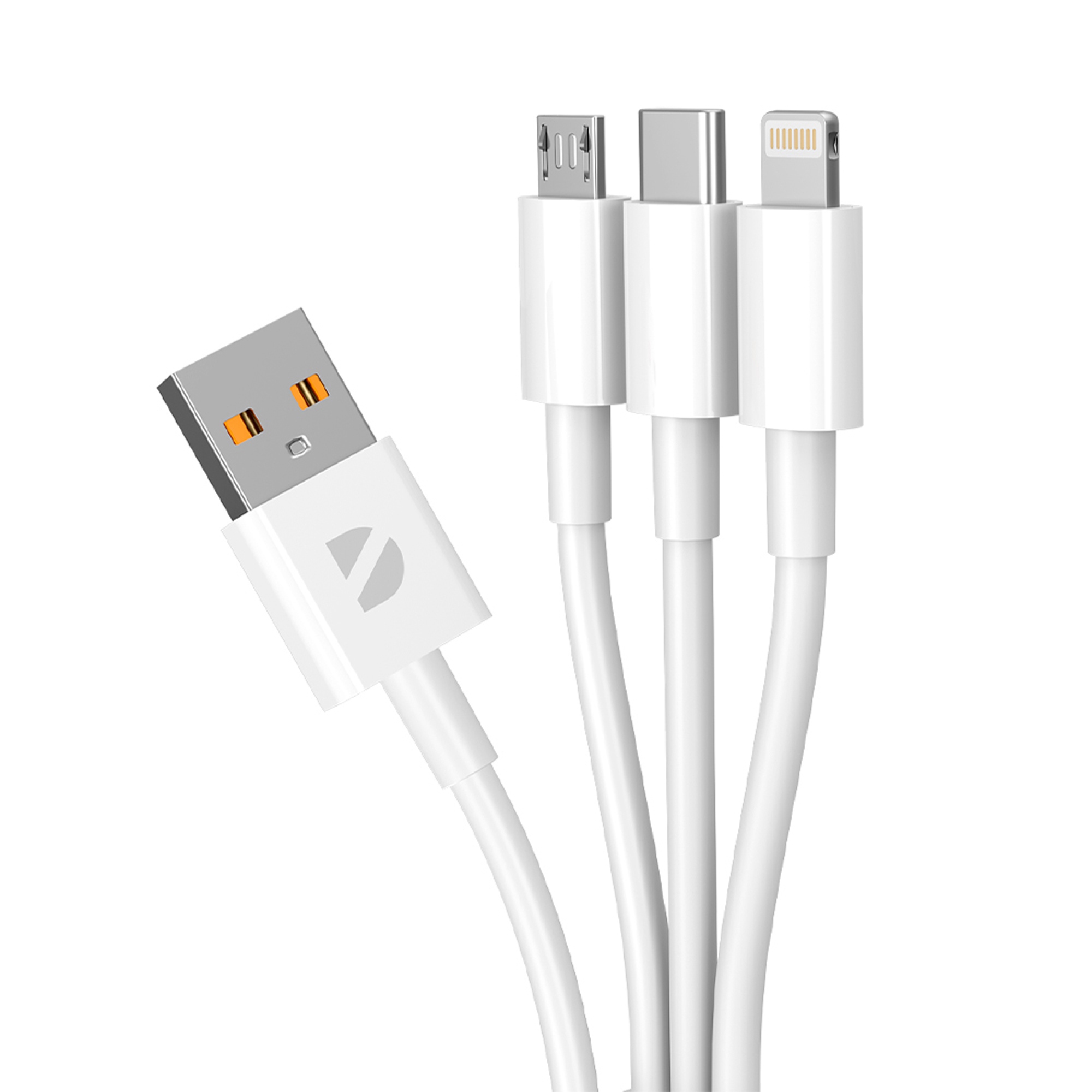 Дата-кабель 3 в 1: micro USB, USB-C, Ligthning, 1.2м — изображение 2