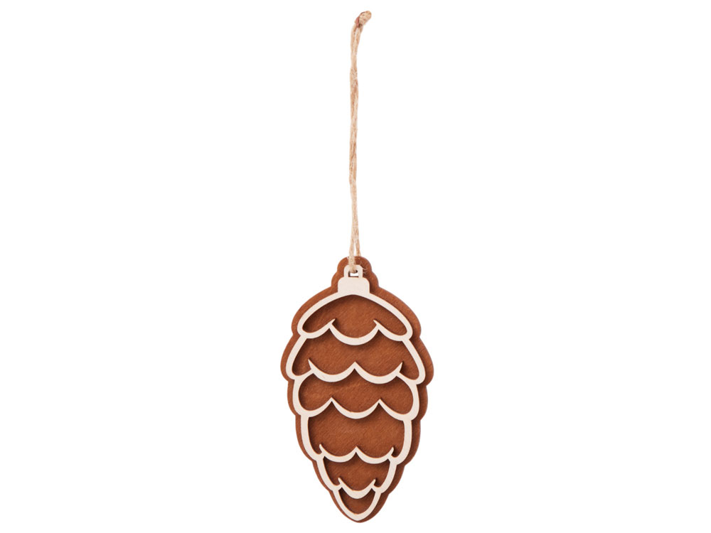 Деревянная подвеска на елку «Cedar» — изображение 3
