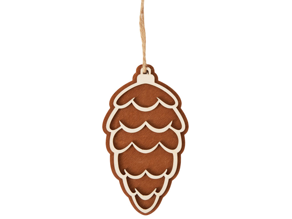 Деревянная подвеска на елку «Cedar» — изображение 2